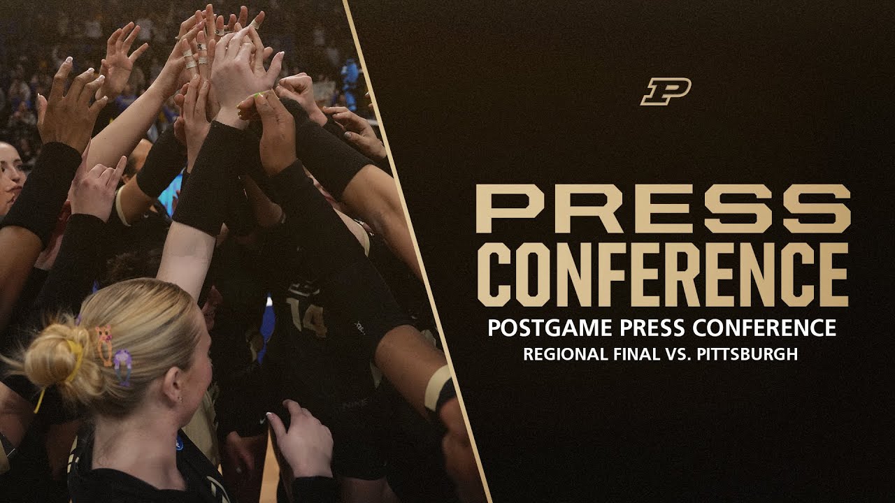 Postgame Press Conference vs. Pitt | Purdue Volleyball