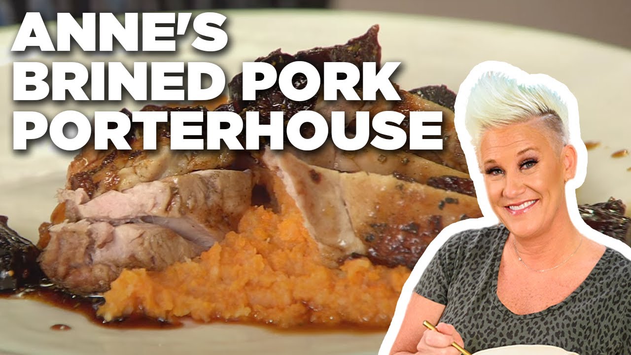 Anne Burrell's Brined Pork Porterhouse | Secrets of a Restaurant Chef | Food Network