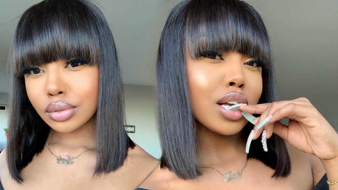 SHORT BOB WIG WITH BANGS, BEGINNER FRIENDLY -  MYFIRSTWIG
