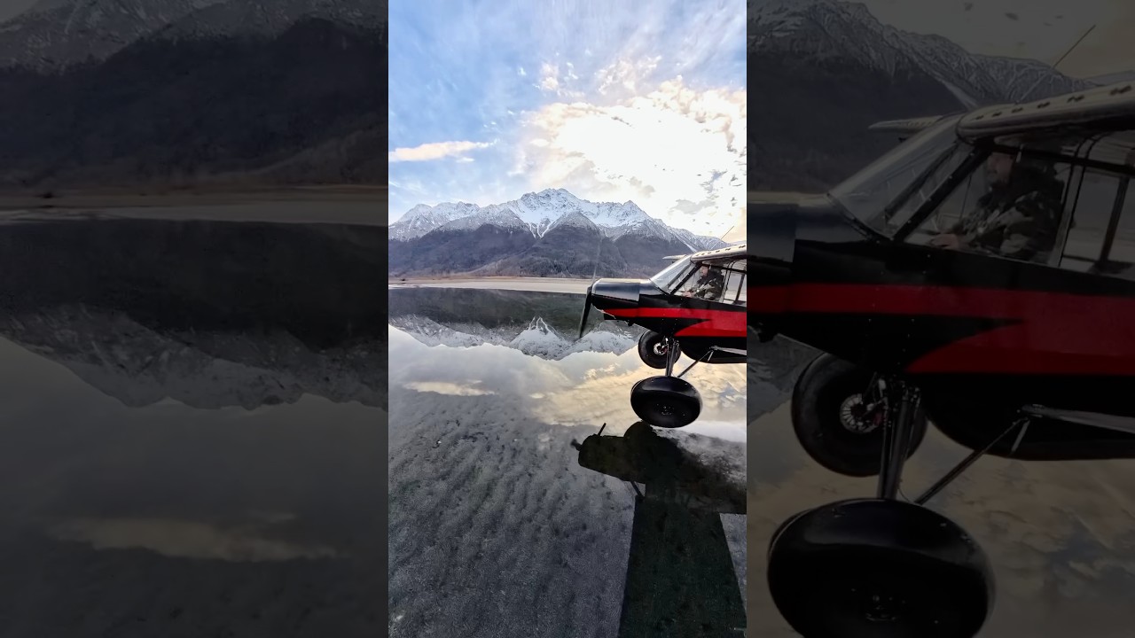 Flying Over a Perfect Mirror… This Doesn’t Look Real!🪞✈️ 