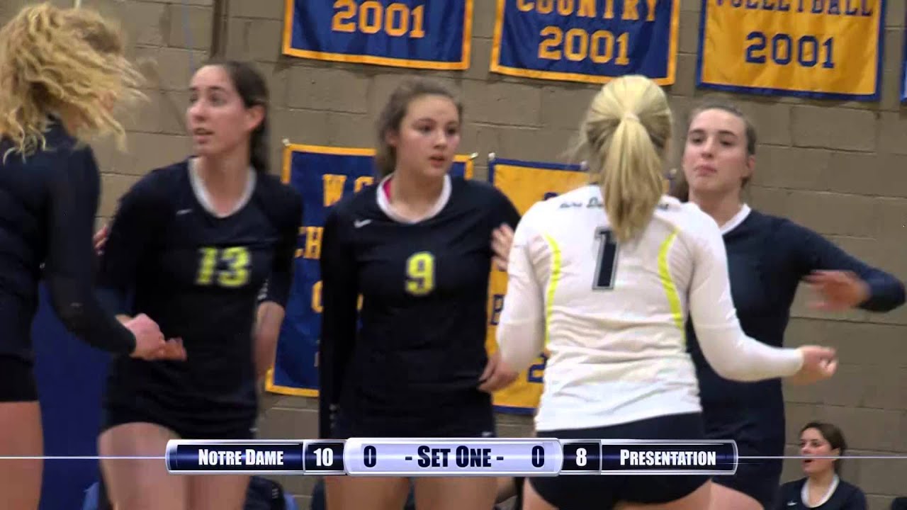 Girls Volleyball: Notre Dame Belmont at Presentation