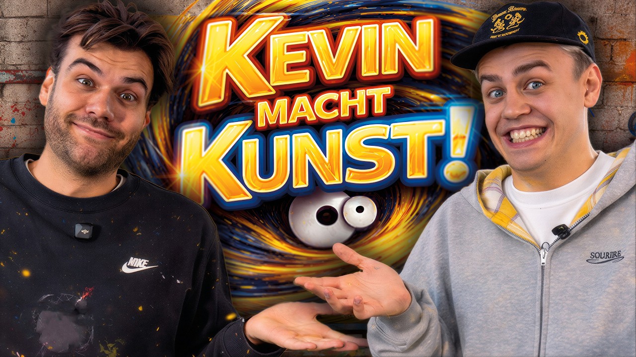 Ich zwinge Kevin zu malen! | Ein Bild mit ⁨@papaplatte⁩