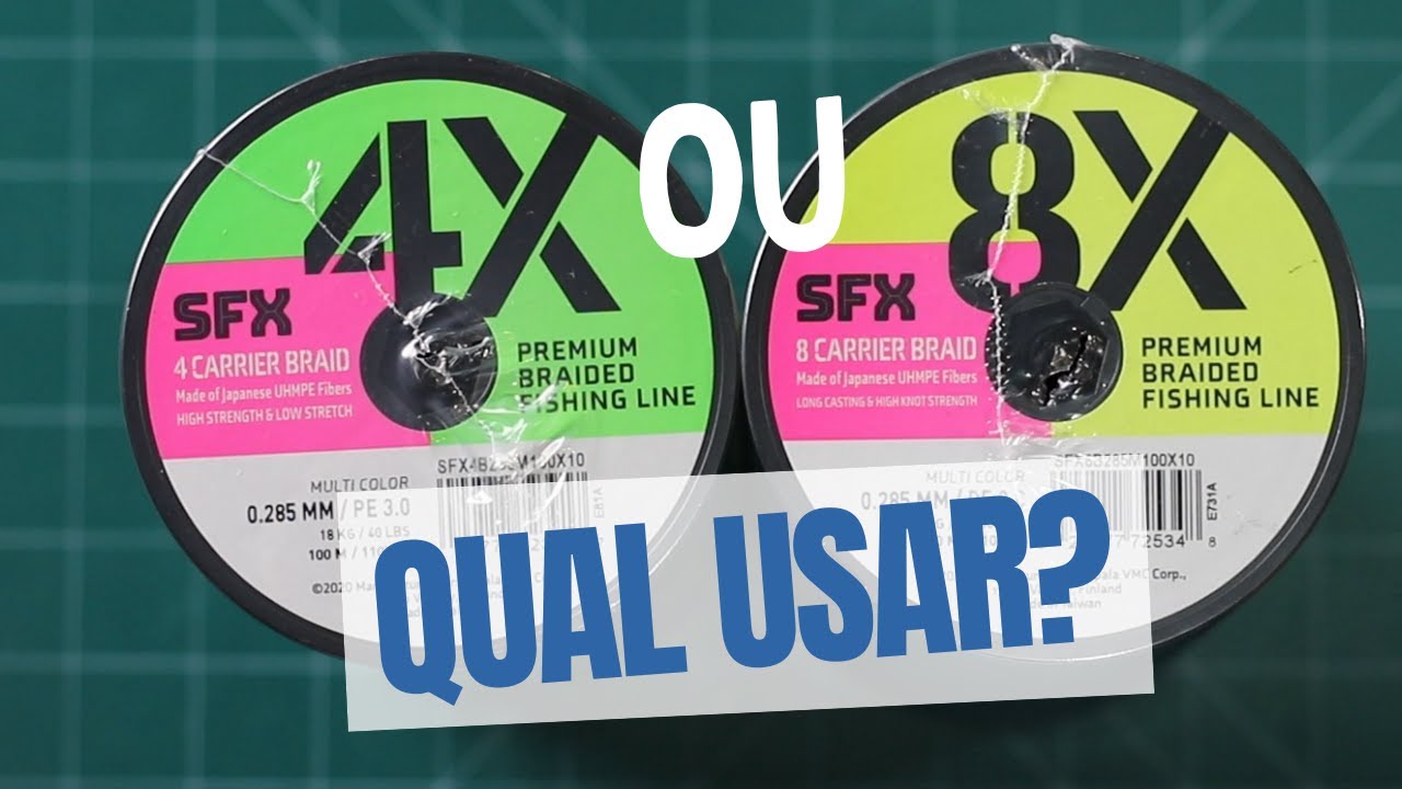 Qual linha multifilamento usar? 4X ou 8X? | Dicas BlueFish