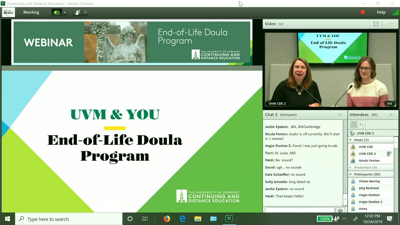 End-of-Life Doula Program Webinar