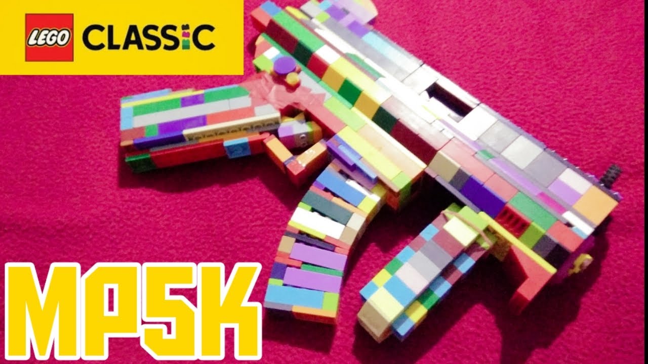 LEGO CLASSIC : MP5K USING LEGO CLASSIC BRICKS