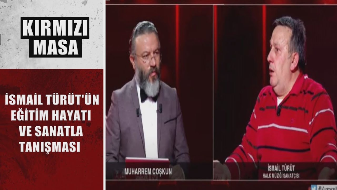 Kırmızı Masa - İsmail Türüt'ün eğitim hayatı ve sanatla tanışması 22.01.2022