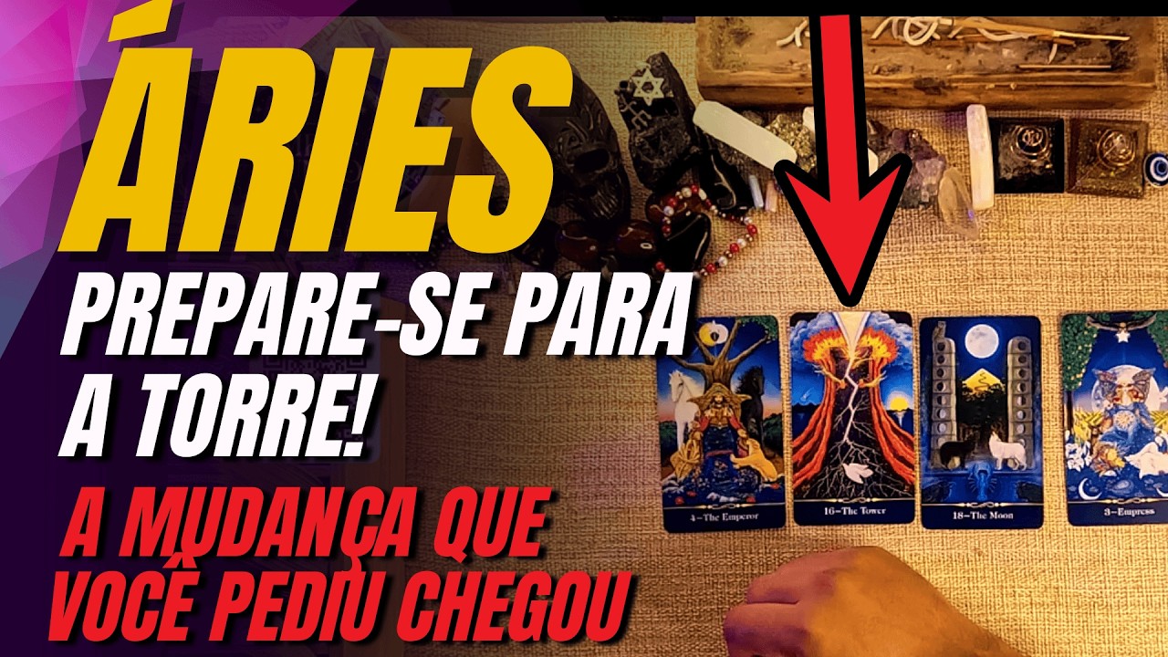ÁRIES: PREPARE-SE PARA A TORRE! ⚡ A MUDANÇA QUE VOCÊ PEDIU CHEGOU