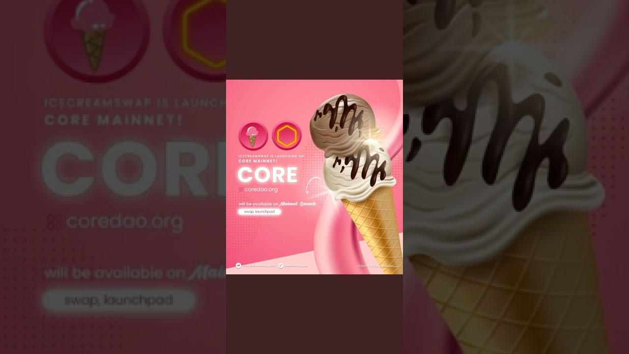 IceCreamSwap Coming To CORE Mainnet #core #web3 #blockchain