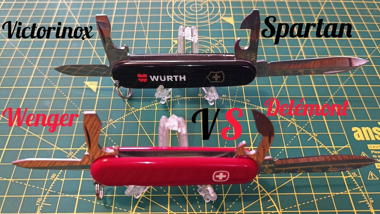 Wenger Delémont VS Victorinox Spartan, recensione completa e comparativa