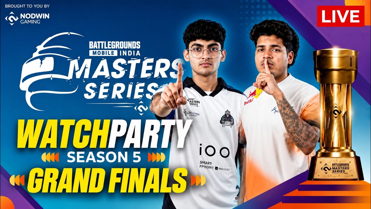 BGIS GRAND FINALS LIVE 🔴 | BGMI Esports | Watch Party | Jordangmi BGIS #BGIS2026