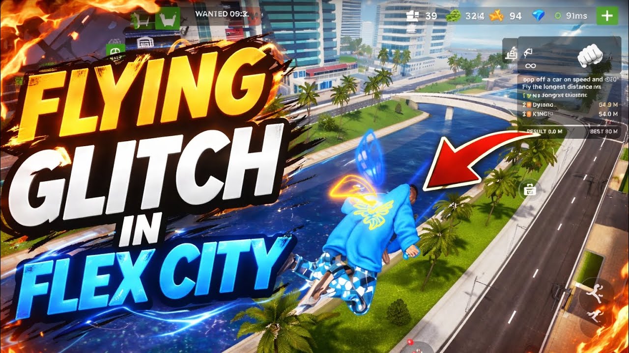 How to do flying glitch (Flex City) 