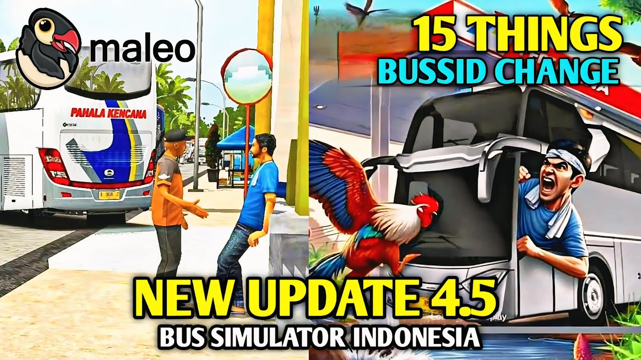 🚚Bussid 4.5 Update! - Kendari Map, Wotu, 3D Models, Mataram City in Bus Simulator Indonesia