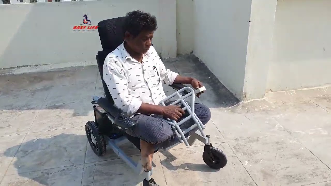 Self Operated Ground Lifting Wheelchair Made-In-India