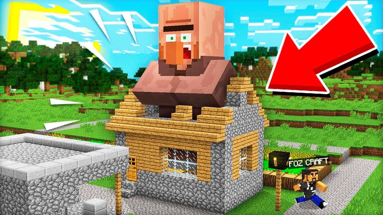 COMO MI VECINO SE CONVIRTIO EN GIGANTE EN MINECRAFT 😨
