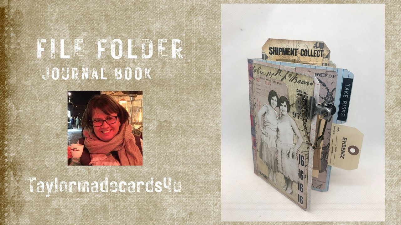 Tim Holtz Mini File Folder - Flip Through
