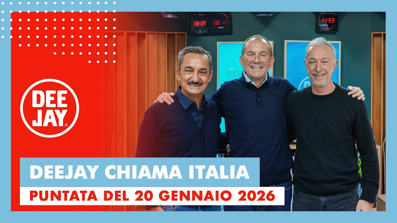 Deejay Chiama Italia - Puntata del 20 gennaio 2026 / Ospite Luca Rossi