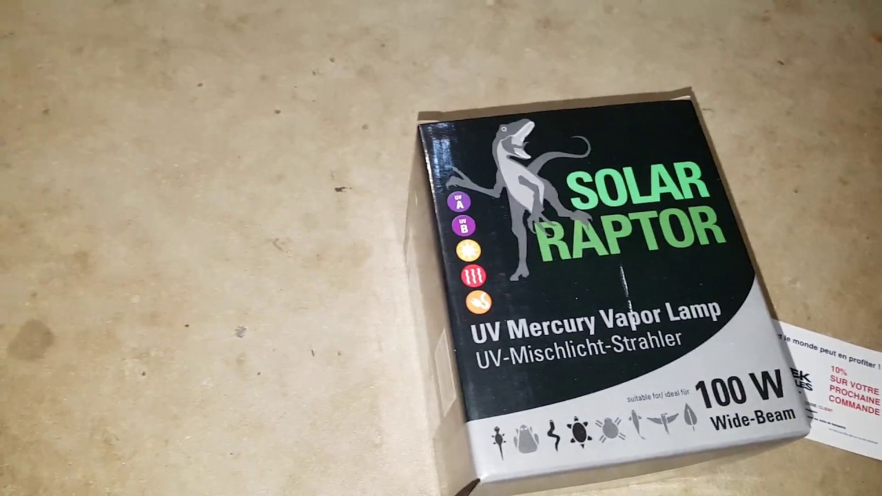 Unboxing Solar raptor 100w auto ballasté