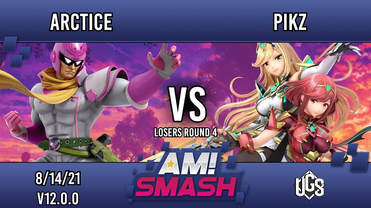AM! Smash - Losers Round 4 - Arctice(Captain Falcon) Vs. Pikz(Pyra and Mythra)