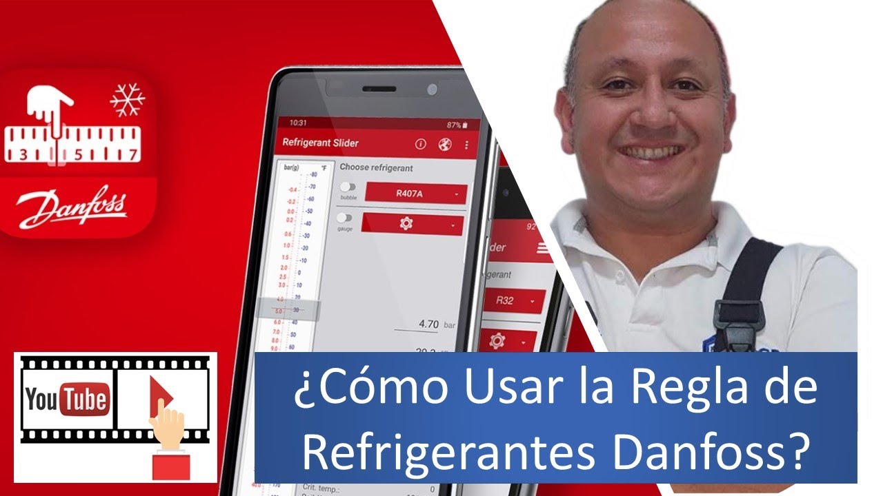 ¿Como Usar la Regla de Refrigerantes Danfoss?