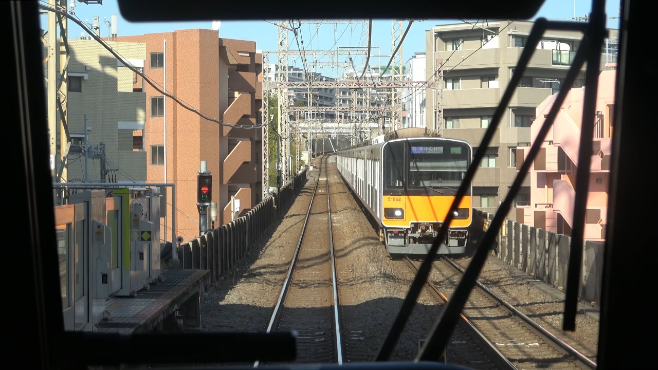 【4K前面展望】東急田園都市線 急行 中央林間 → 大井町｜大井町線直通