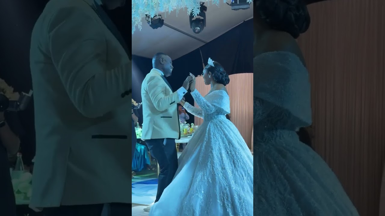 Beautiful couple first dance 🤗🤣🤣 