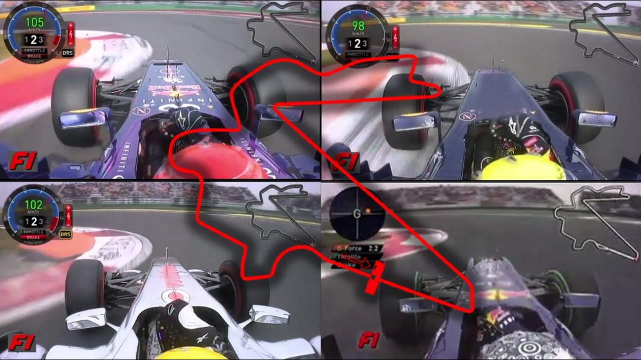 Korea F1 Pole Lap Comparison | 2013 - 2012 - 2011 - 2010