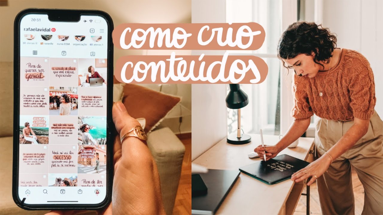Bastidores da criação de conteúdo: planejamento no notion, stories e posts escritos à mão l vlog