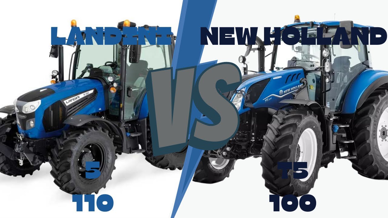 LANDINI 5    110 VS NEW HOLLAND T5 100 EC #landini #newholland