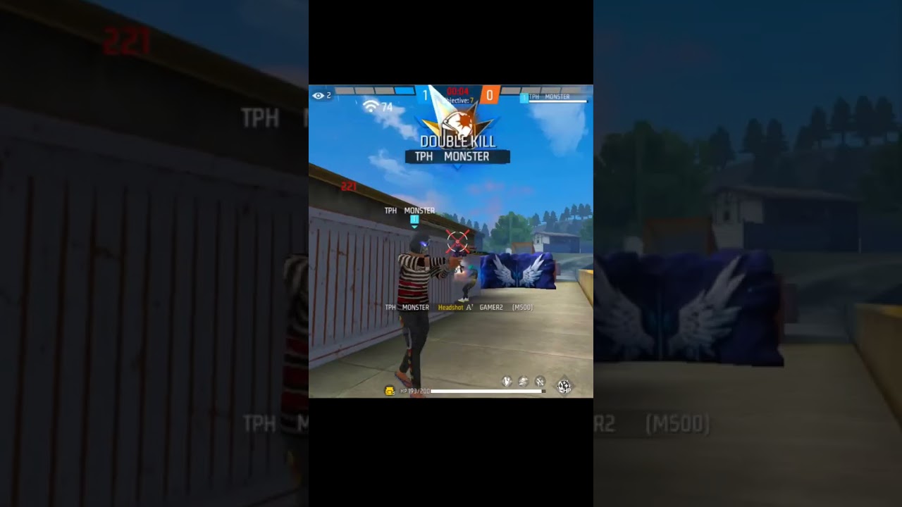 guild test 1 vs 2 😱 99 headshot rate 🔥#shorts
