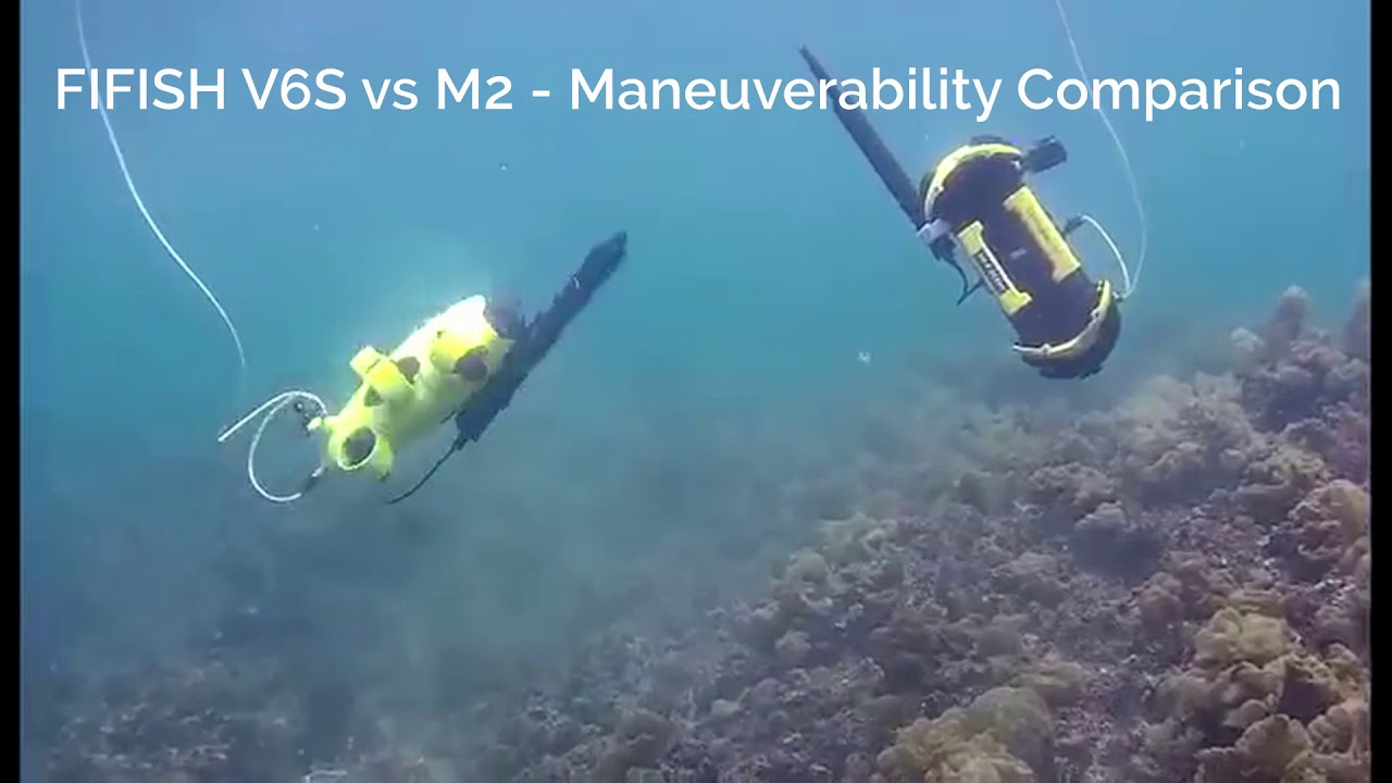 FIFISH V6S vs M2   Maneuverability Comparison | Finish-Tackle