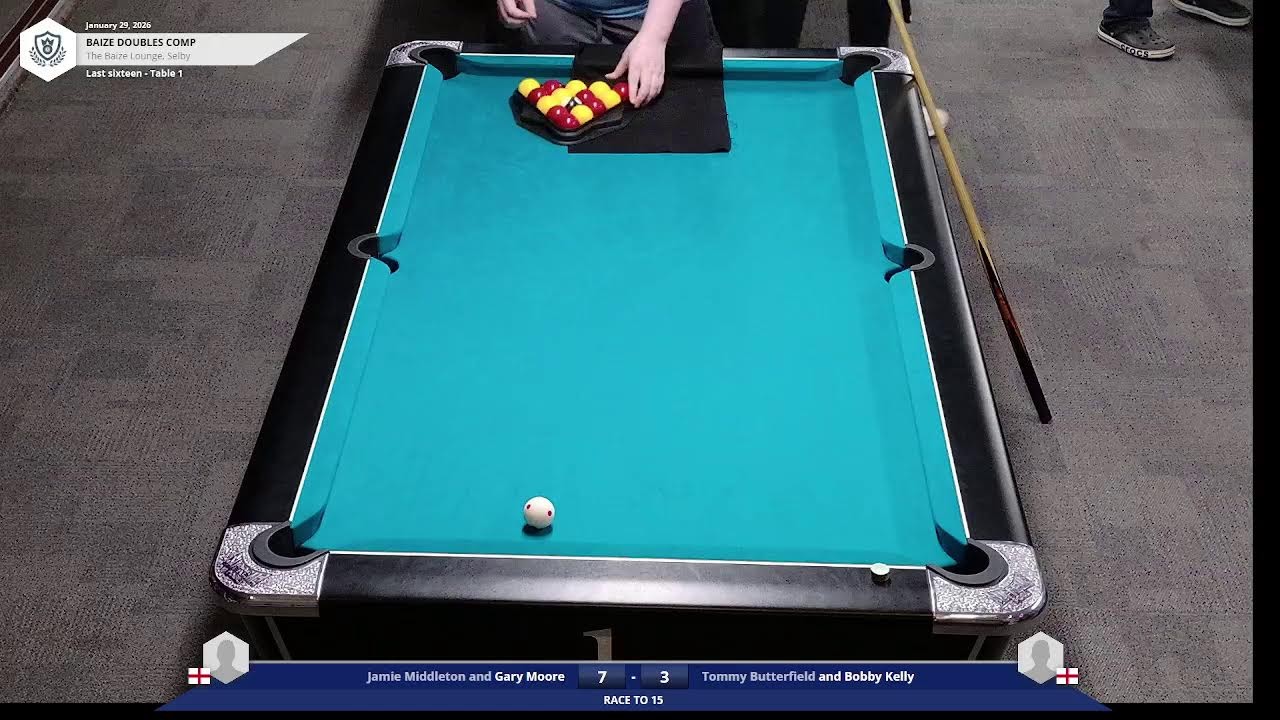 Doubles Game Tommy/ Bobby vs Jamie/ Gary