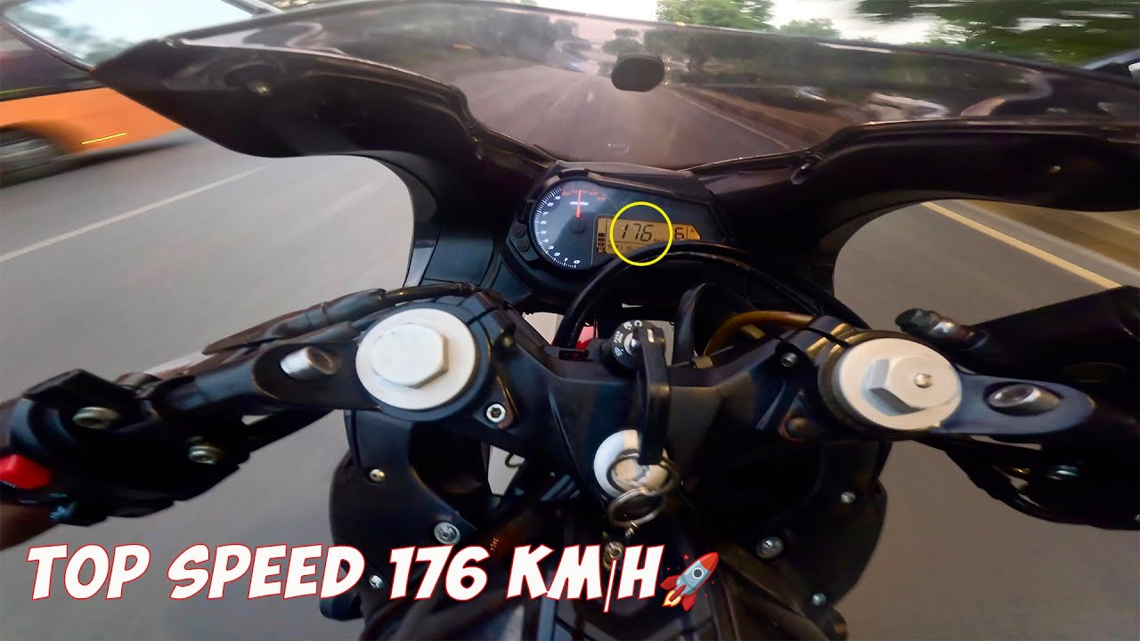 BENELLI 302R TOP SPEED RUN🚀 | 176 KM/H POV - You Wont Believe This!