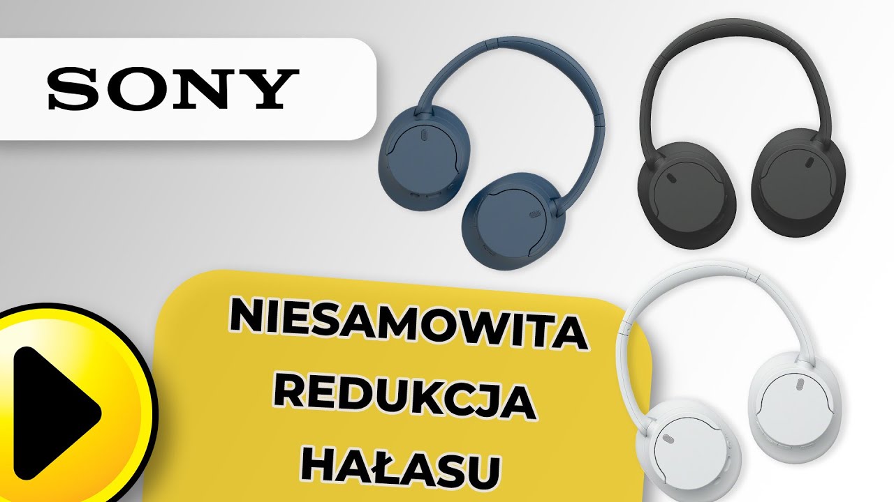Słuchawki nauszne SONY WHCH720 | Wideoprezentacja