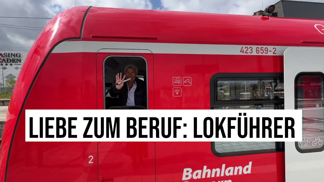 25.04.2022 #München #Lokführer Hinein in Sonnenaufgang/Liebe zu Beruf/geschätzter Arbeitgeber S-Bahn
