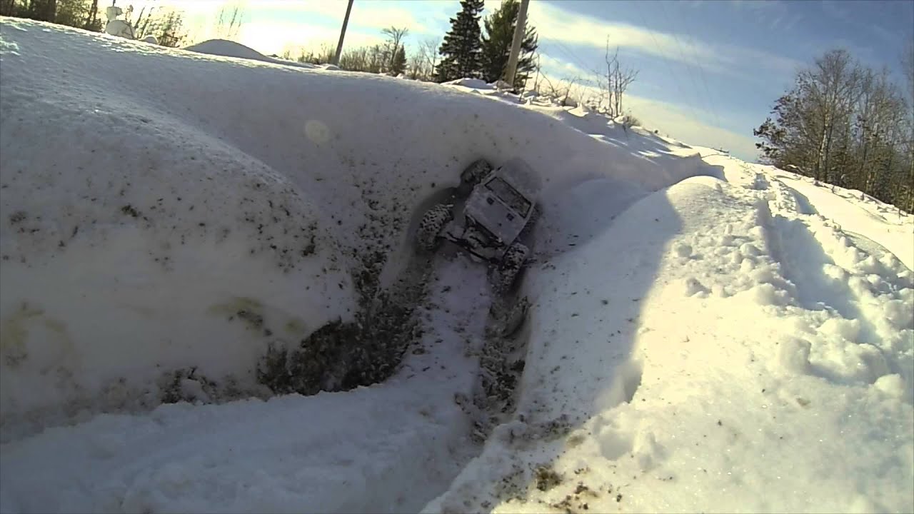 Axial Wraith Spawn - Off Road - Powerline Trail - Deep Snow