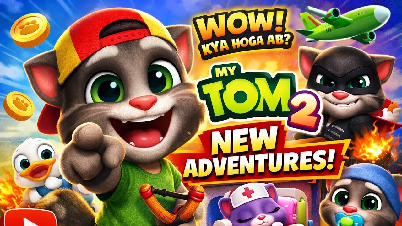 Talking Tom Live Stream #talkingtom #talkingtim2  #trending #live #funnycat #satisfying