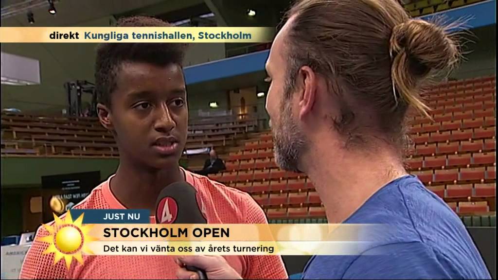 Sveriges b&auml;sta tennispelare tar en dubbelmatch med Peter Jihde - Nyhetsmorgon (TV4)