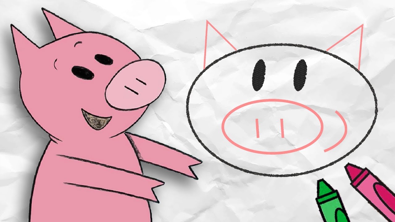 How to Draw Piggie | Drawing Videos For Kids 🖍️ | Mo Willems Workshop