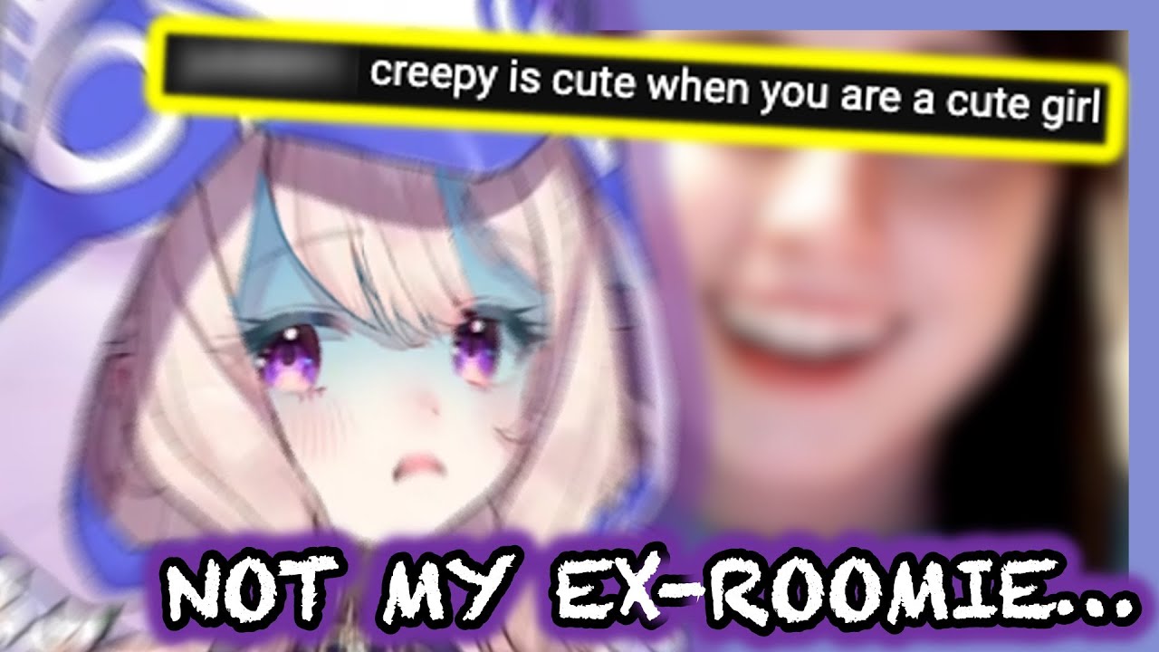 Enna had a beautiful but creepy roomie...