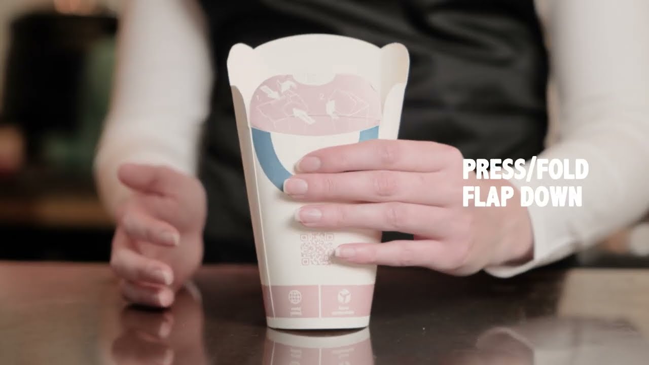 How to use The Good Cup - A coffee cup without need of a plastic lid - Catering24.co.uk