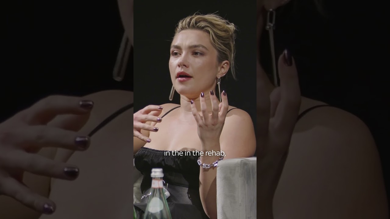 FlorencePugh tells all about her rehab scene. | A Good Person #shorts