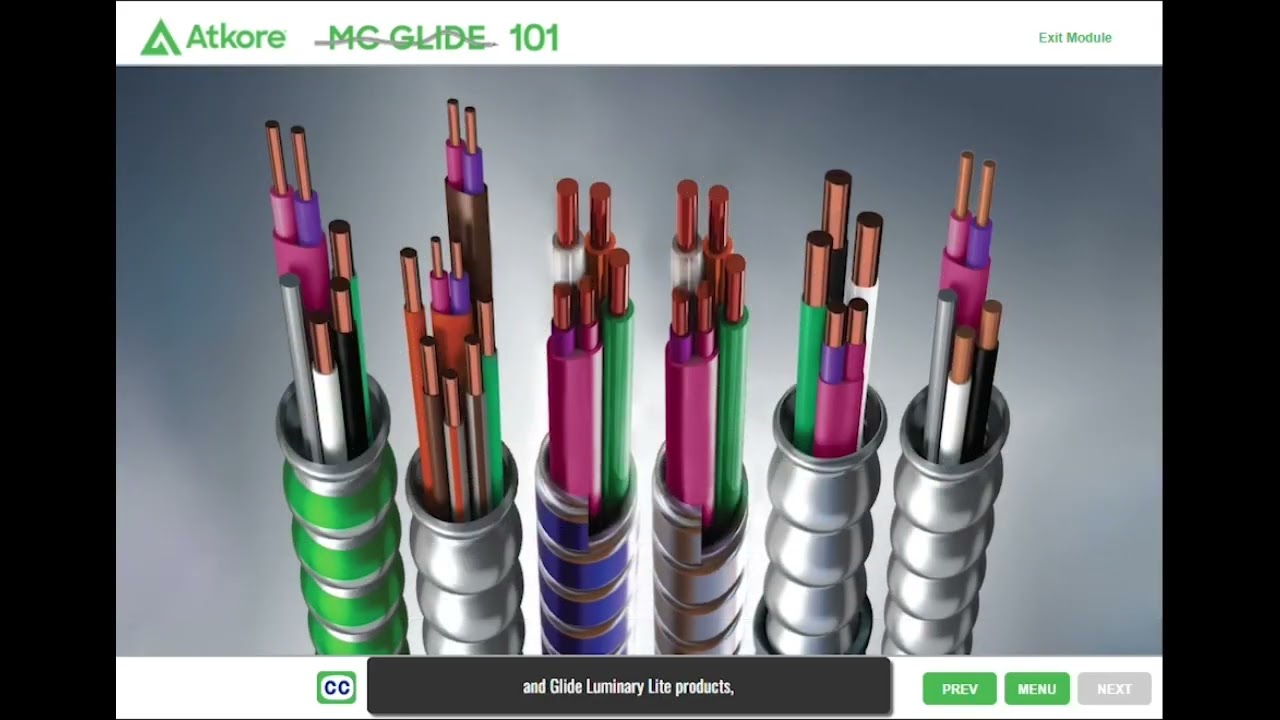 Learn more about Atkore MC Glide product line with our 101 course.
