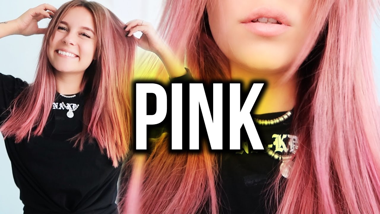 Ich färbe meine HAARE PINK !  💗😍 | Dagi Bee