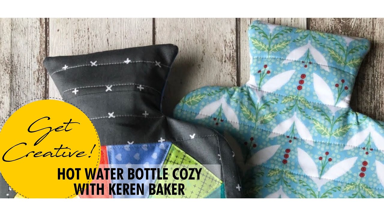 🧵 **Cozy Up with a DIY Hot Water Bottle Cover!** 🧵