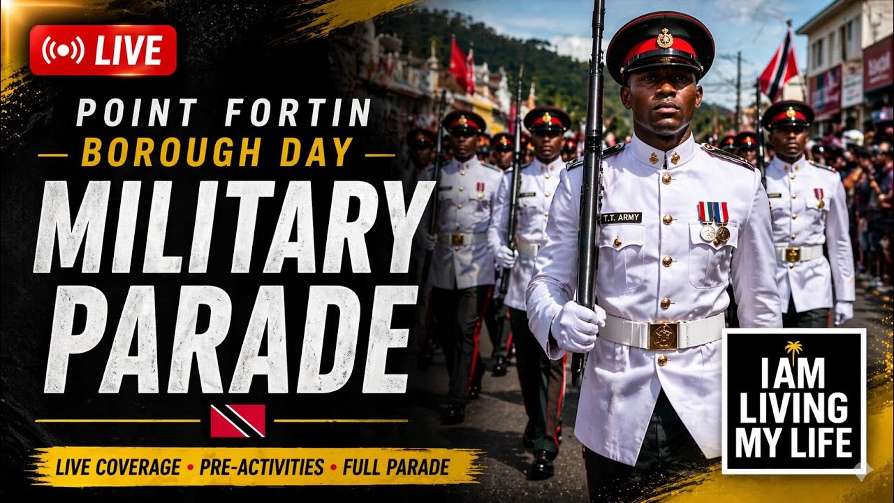 LIVE: Point Fortin Borough Day Military Parade 🇹🇹 | Full Parade
