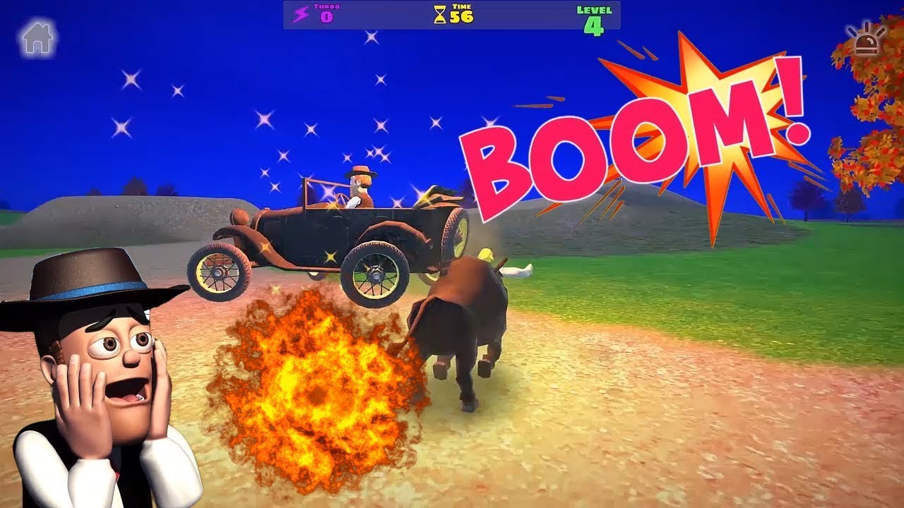 🐮EL JUEGO DEL TORO CONTRA EL AUTO BOCHINCHERO VERSIÓN AÑO 2025 (El toro es mucho más rápido)😄
