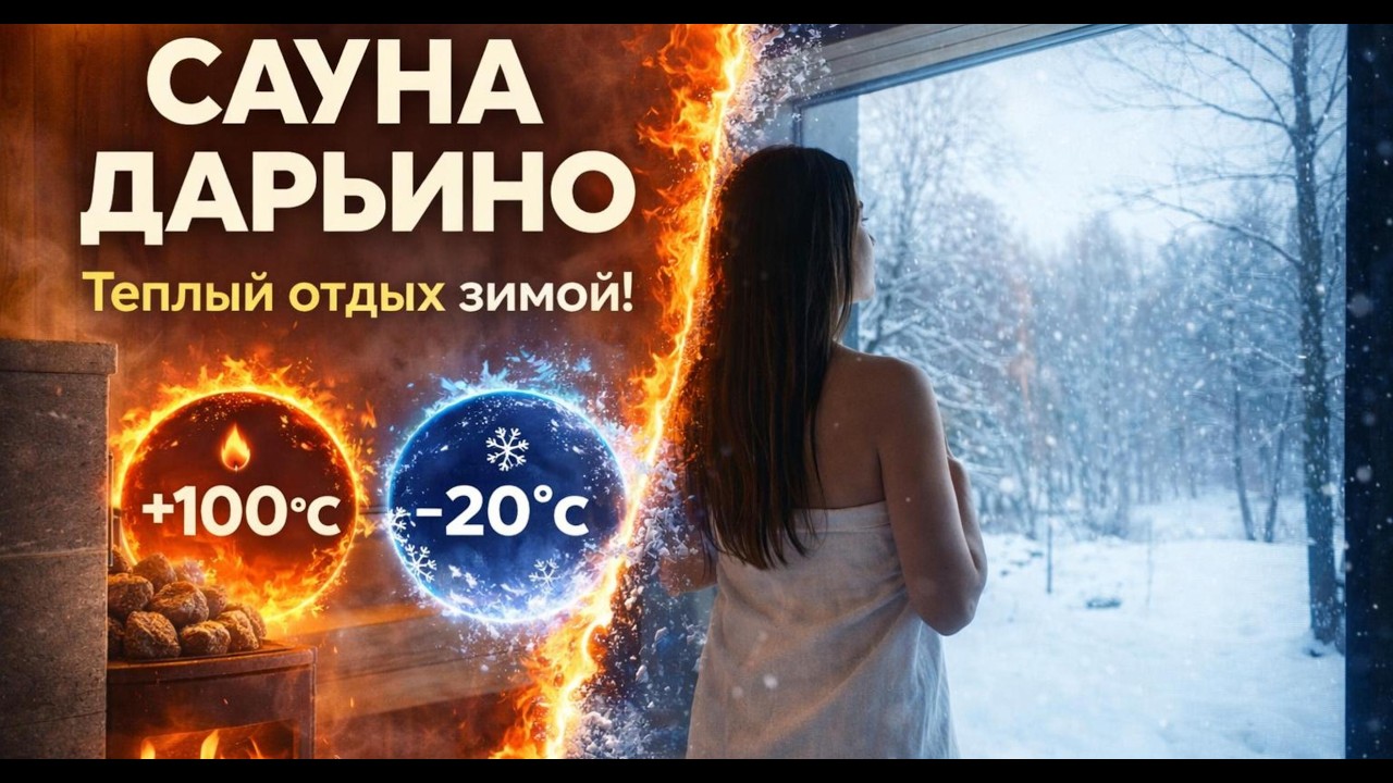 Сауна мечты в Дарьино: когда за окном -15&deg;C
