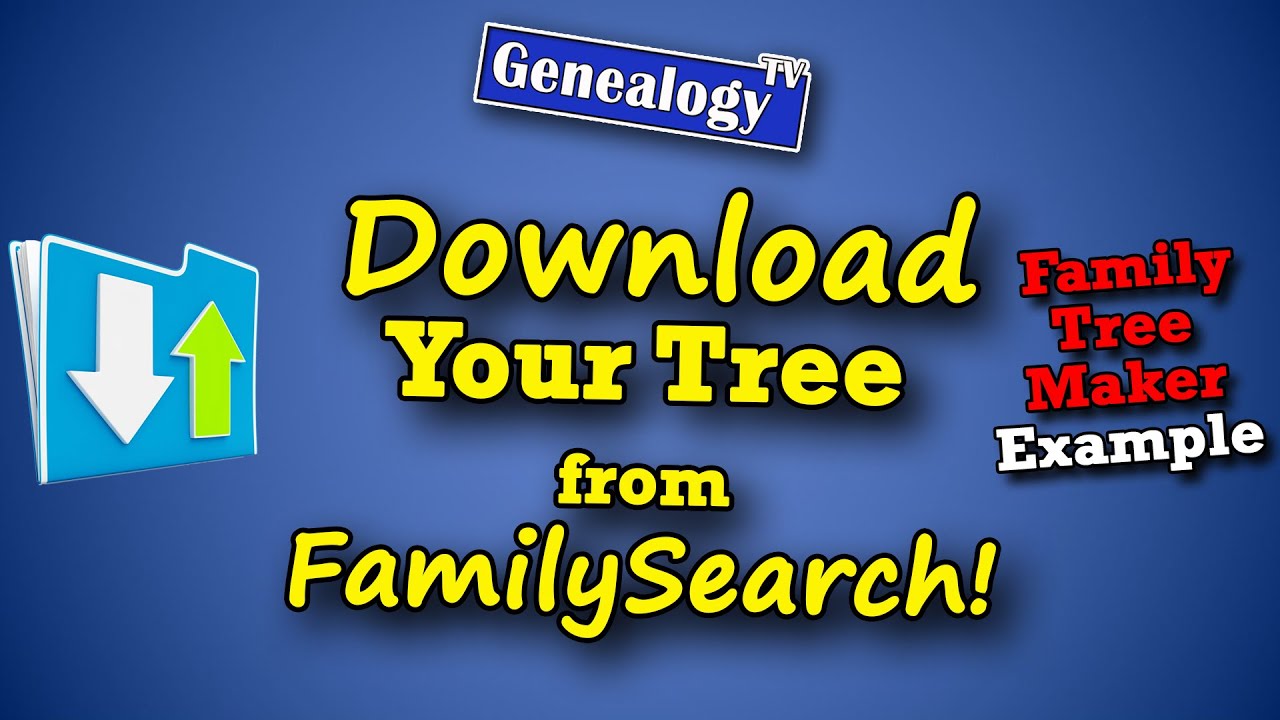 Как скачать своё генеалогическое древо с сайта FamilySearch.org