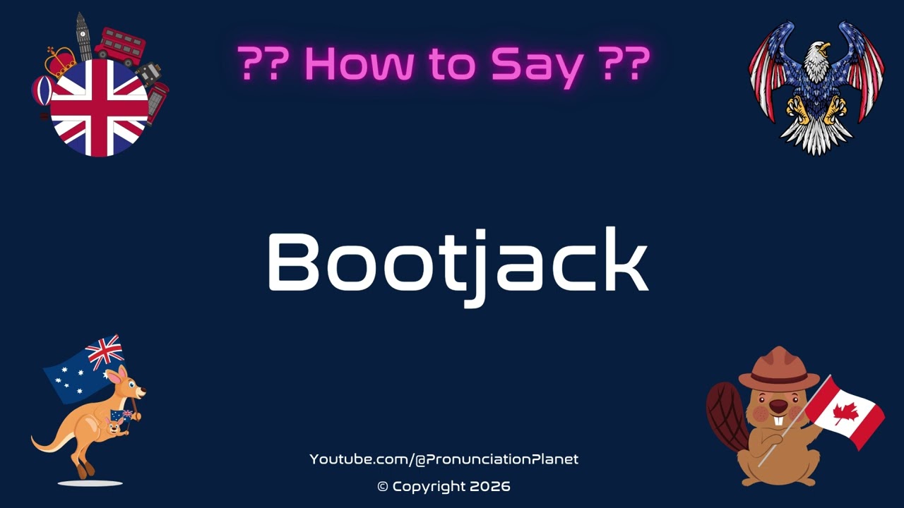 👢👢 How to Pronounce Bootjack? (CORRECTLY) | Pronunciation Planet