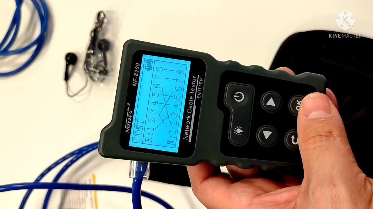 Testador de Cabo de Rede com POE Noyafa NF 8209